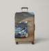 hot situation when car racing Luggage Covers | Suitcase