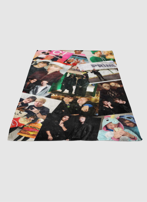 SAM AND COLBY XPLR COLLAGE soft fleece blanket