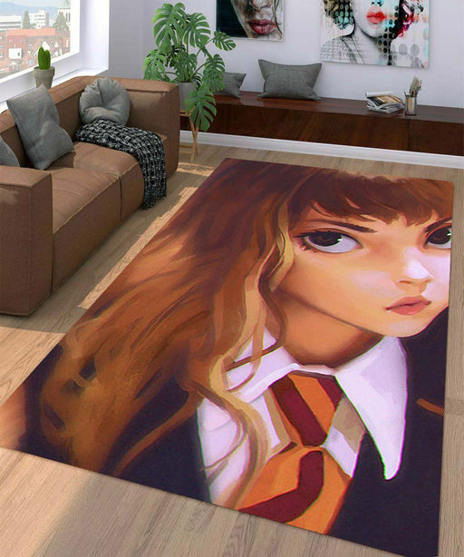 hermione digital painting Living room carpet rugs