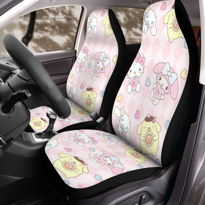 hello kitty pompompurin princess Car Seat Covers