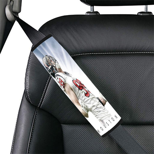 houston nfl player white Car seat belt cover - Grovycase