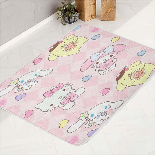 hello kitty pompompurin princess bath rugs