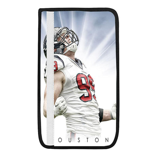 houston nfl player white Car seat belt cover