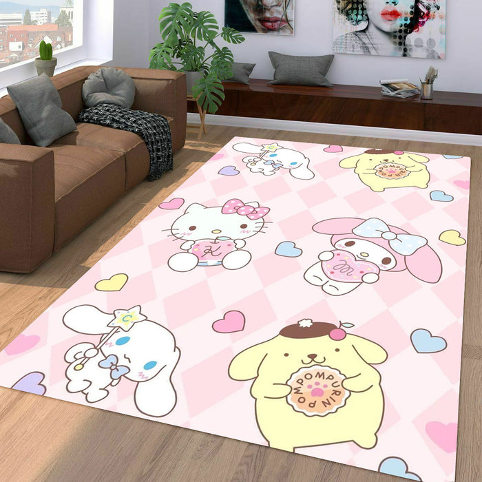 hello kitty pompompurin princess Living room carpet rugs