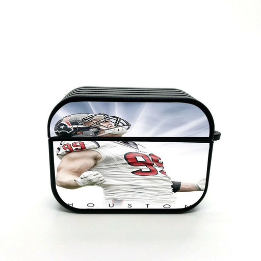 houston nfl player white airpod case