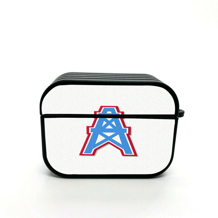 houston oilers icon logo red blue airpod case