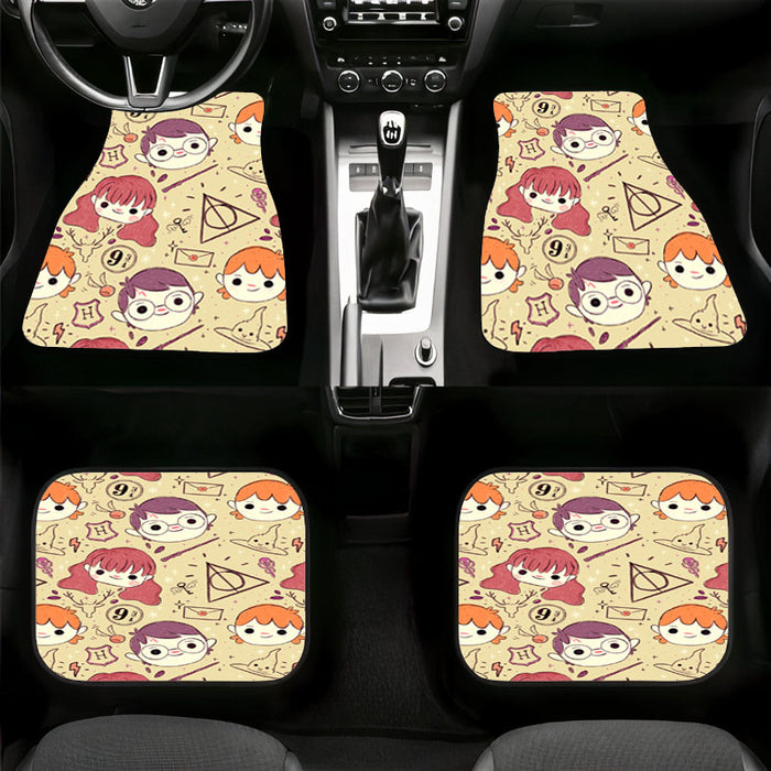 hermione ron weasley and harry potter Car floor mats Universal fit