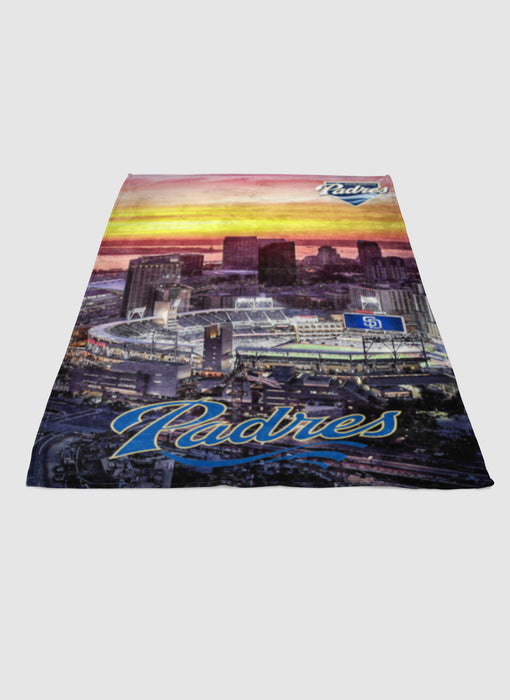 SAN DIEGO PADRES STADIUM soft fleece blanket