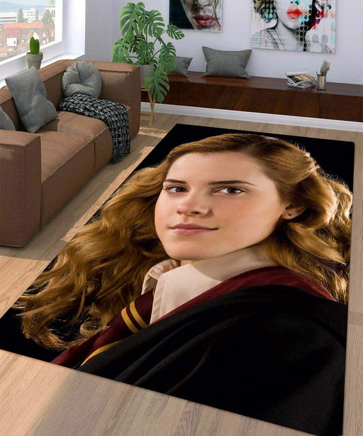 hermione with uniform harry potter Living room carpet rugs