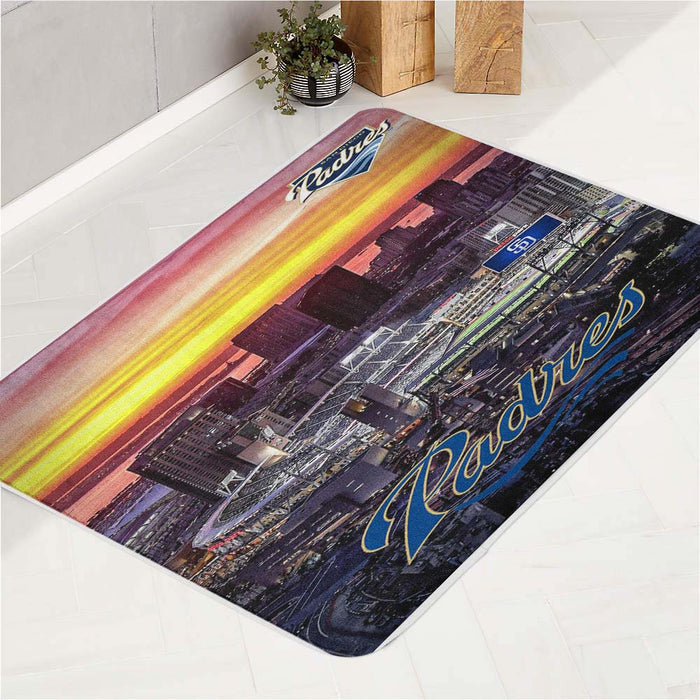 SAN DIEGO PADRES STADIUM bath rugs