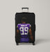 hunte will be superstar player Luggage Covers | Suitcase