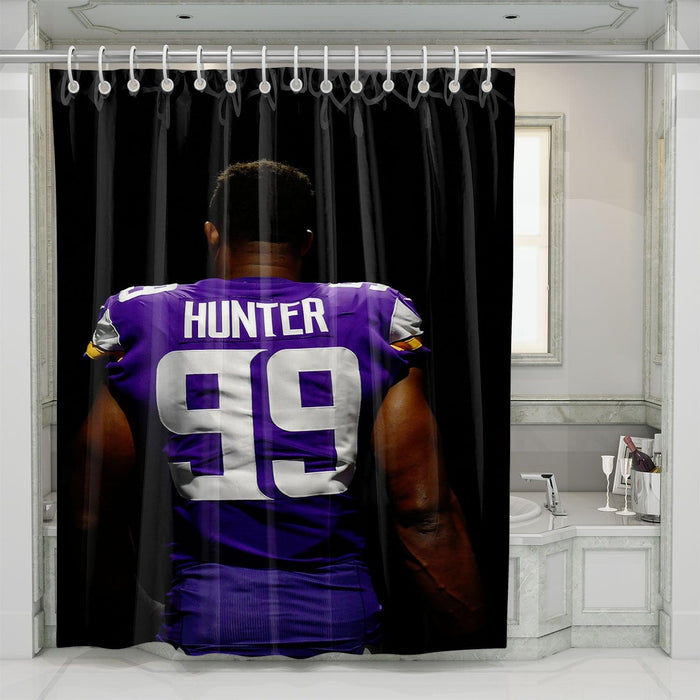 hunte will be superstar player shower curtains