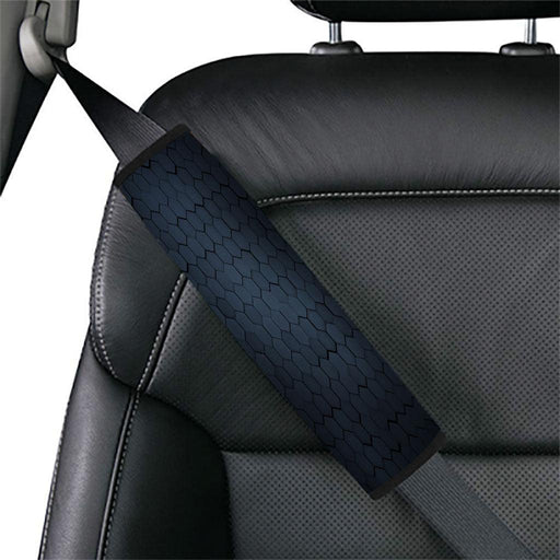 hexagon 3d pattern dark Car seat belt cover