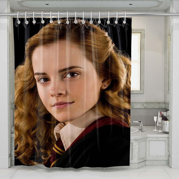 hermione with uniform harry potter shower curtains