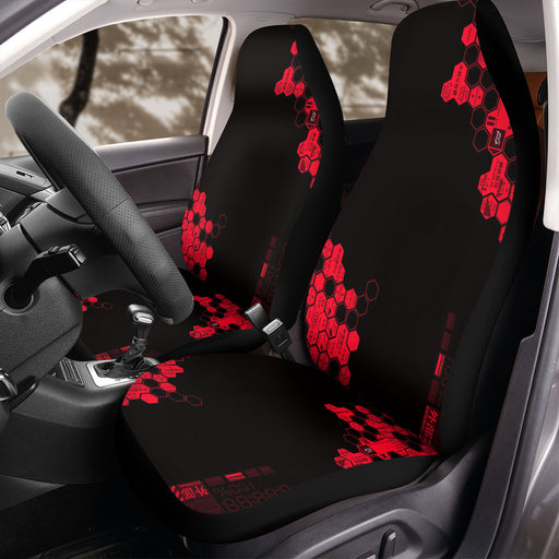 hexagon nerv arena evangelion Car Seat Covers