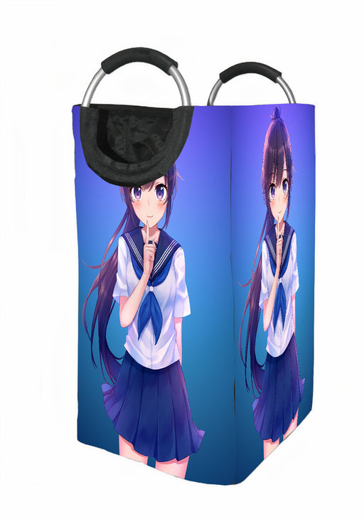 highschool anime Laundry Hamper | Laundry Basket