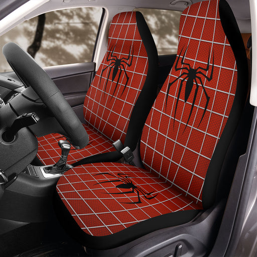 hexagon suit of spiderman Car Seat Covers