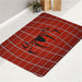 hexagon suit of spiderman bath rugs