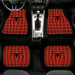 hexagon suit of spiderman Car floor mats Universal fit