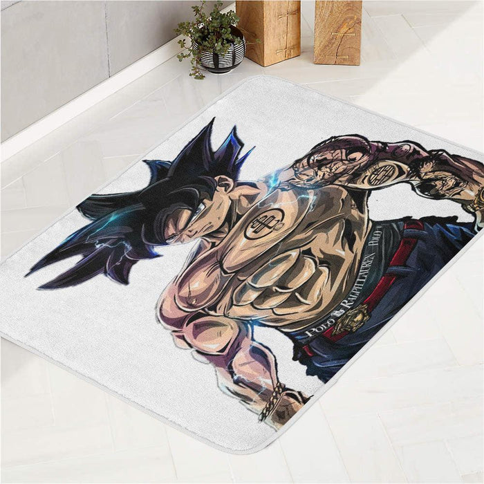 hypebeast thunder dragon ball bath rugs