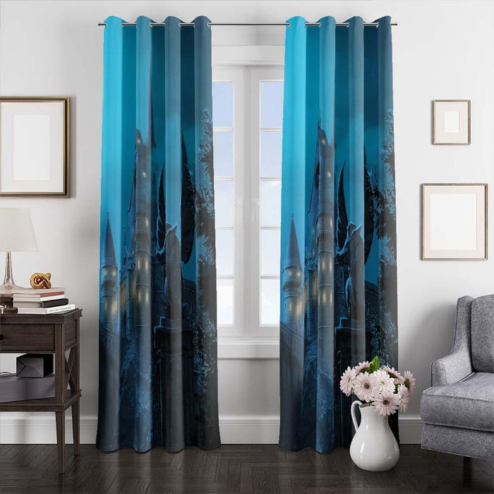 hogwarts harry potter window curtains