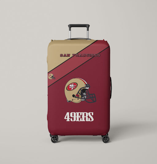 san francisco 49ers logo helm Luggage Cover | suitcase