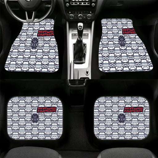 hey who farted pixels darth vader star wars Car floor mats Universal fit