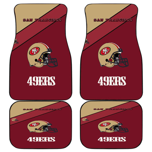 san francisco 49ers logo helm Car floor mats Universal fit