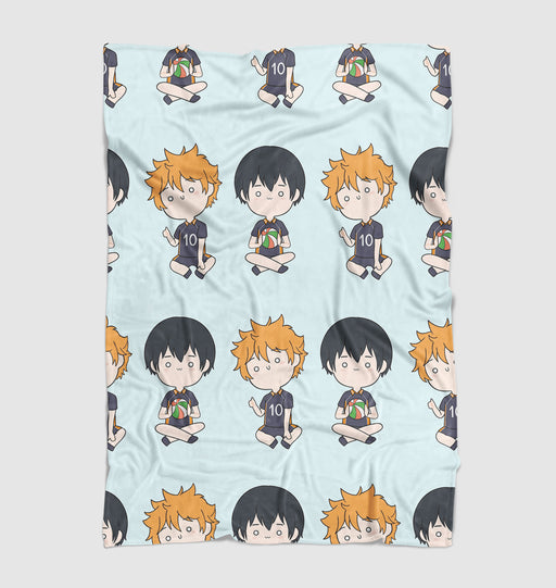 hinata an kageyama karasuno Ultra soft fleece blanket