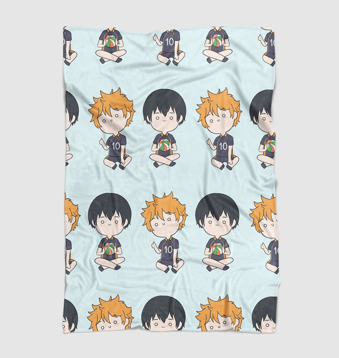 hinata an kageyama karasuno Ultra soft fleece blanket