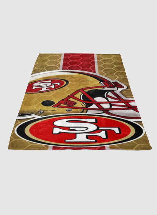 SAN FRANCISCO 49ERS LOGO soft fleece blanket