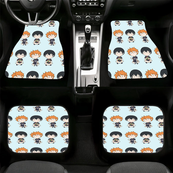 hinata an kageyama karasuno Car floor mats Universal fit