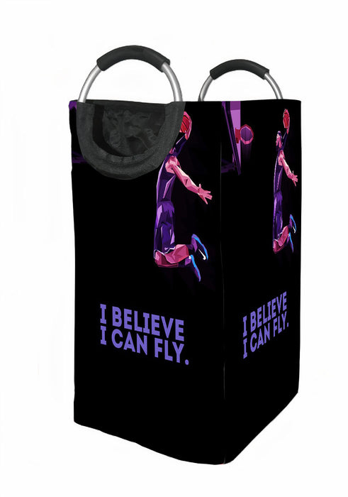 i believe i can fly basketball nba player Laundry Hamper | Laundry Basket