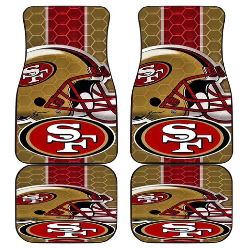 SAN FRANCISCO 49ERS LOGO Car floor mats Universal fit