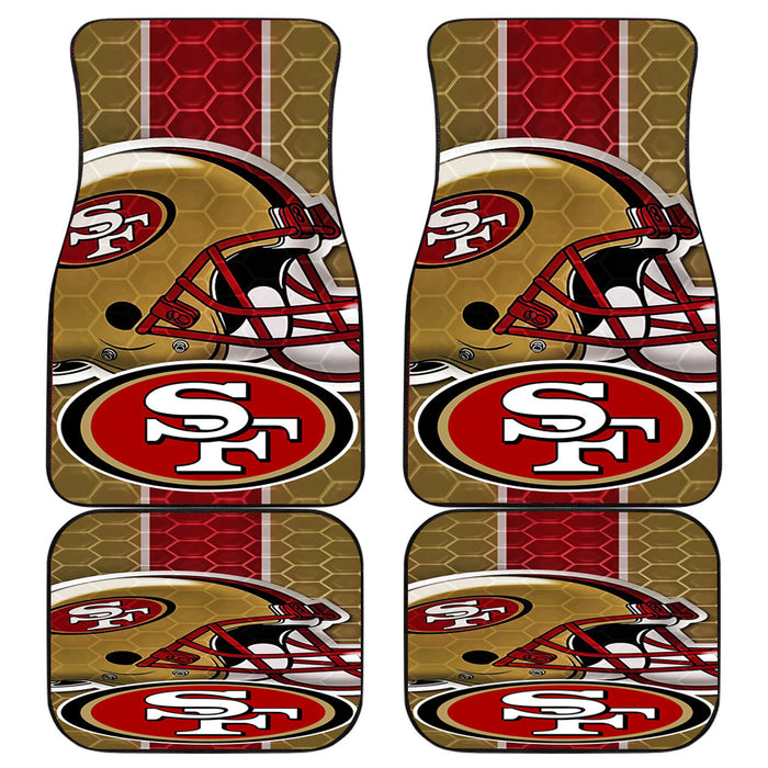 SAN FRANCISCO 49ERS LOGO Car floor mats Universal fit