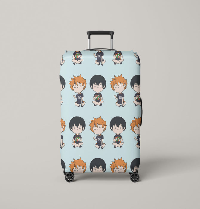 hinata an kageyama karasuno Luggage Cover | suitcase