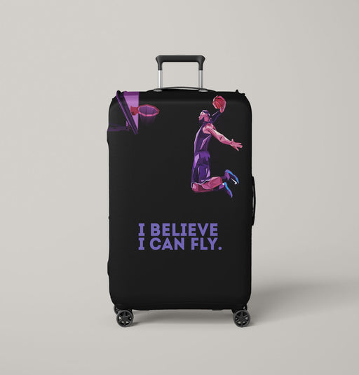 i believe i can fly basketball nba player Luggage Covers | Suitcase