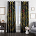 hogwarts logo harry potter window curtains