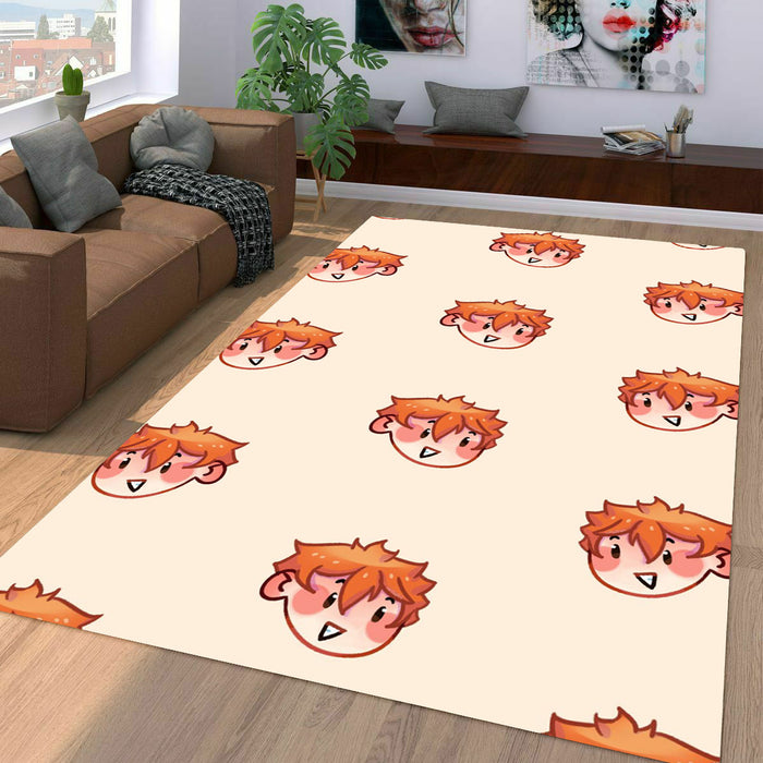 hinata shoyo avatar haikyuu Living room carpet rugs