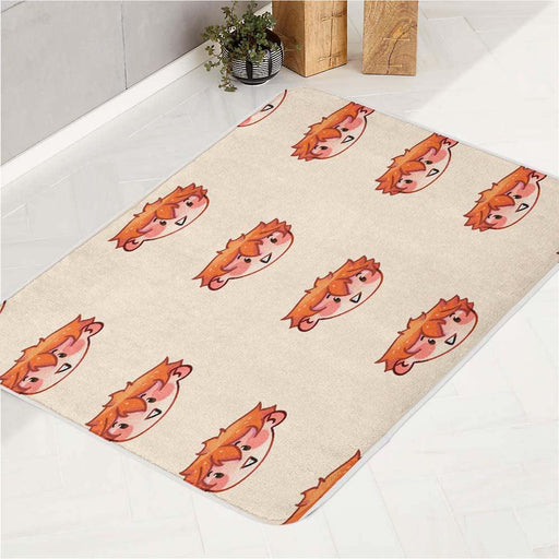 hinata shoyo avatar haikyuu bath rugs