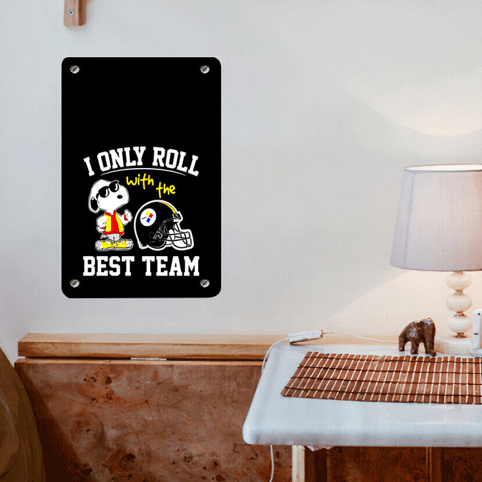 i only roll with the best team Poster Metal print wall art