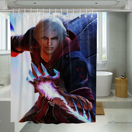 hologram blade runner 2049 shower curtains