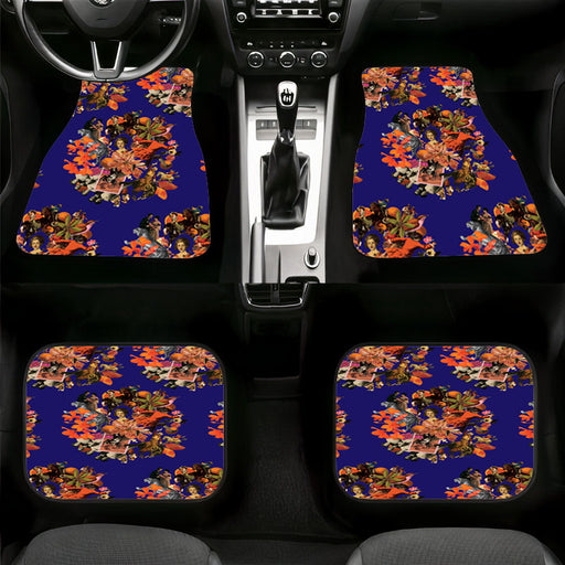 history collage vintage retro Car floor mats Universal fit