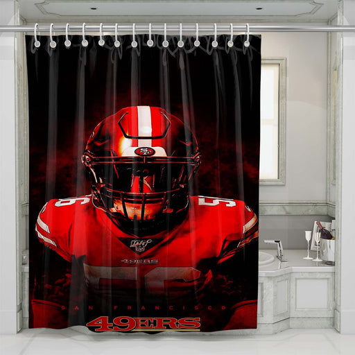 san francisco 49ers pride shower curtains