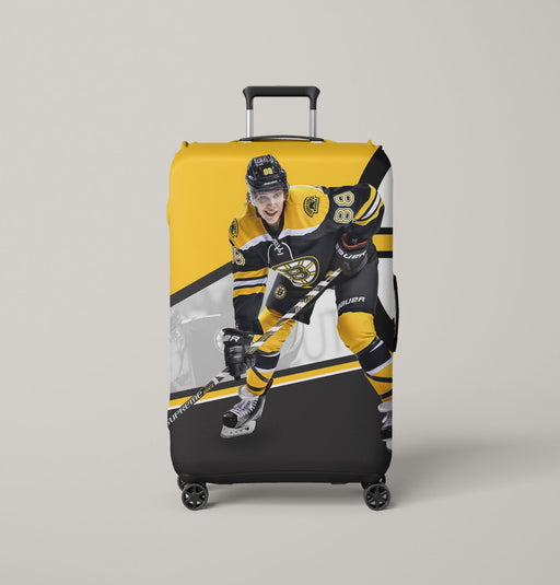 iconic color boston bruins player Luggage Covers | Suitcase