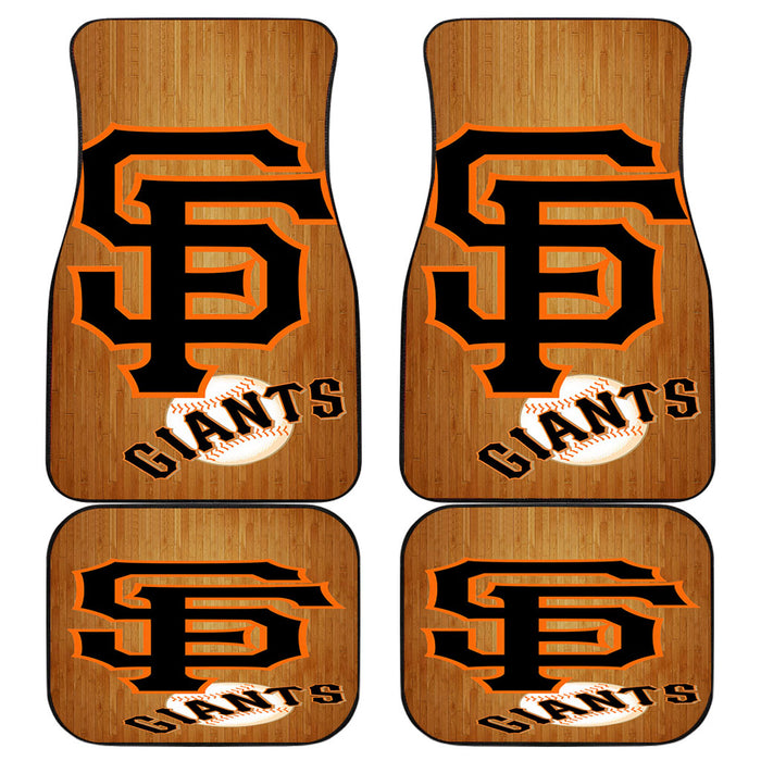 SAN FRANCISCO GIANTS 2 Car floor mats Universal fit