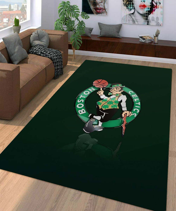 icon logo boston celtics Living room carpet rugs