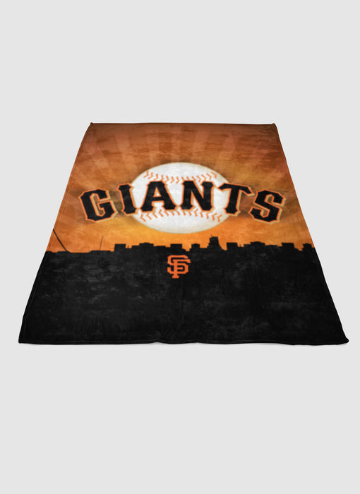 SAN FRANCISCO GIANTS BASEBALL 1 soft fleece blanket