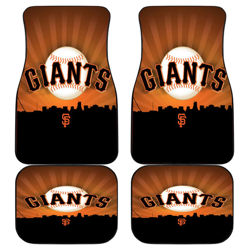 SAN FRANCISCO GIANTS BASEBALL 1 Car floor mats Universal fit