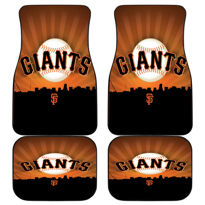 SAN FRANCISCO GIANTS BASEBALL 1 Car floor mats Universal fit